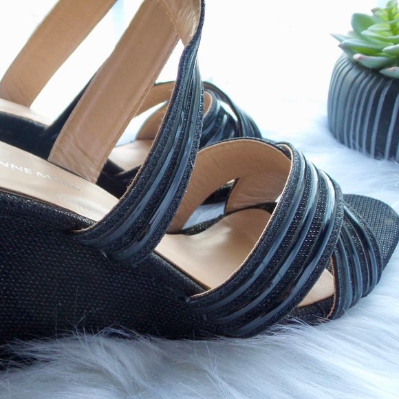 Strappy Wedge Sandals - Picture 4 of 8